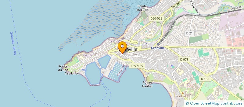 localisation de l'entreprise LA PALATINE à GRANVILLE