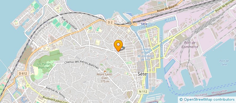 localisation de l'entreprise LA PALESTRE CLUB OMNISPORTS SETOIS  SETE