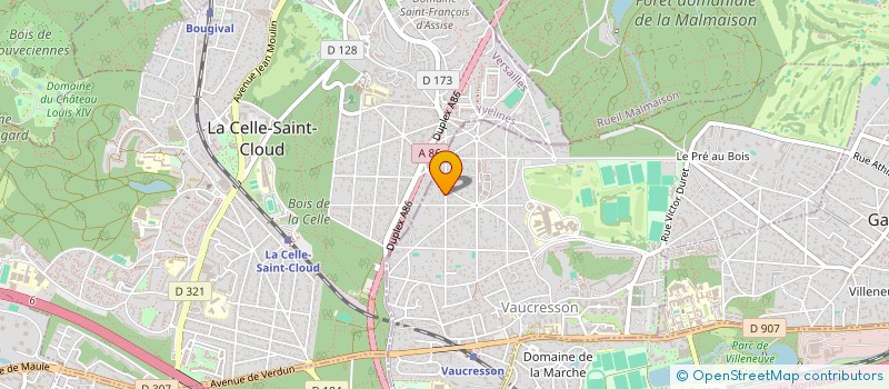 localisation de l'entreprise LA PALETTE A DOUDOUCE (PAD)  VAUCRESSON