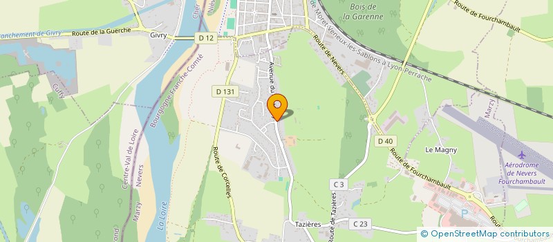 localisation de l'entreprise LA PALETTE A IDEES à MARZY