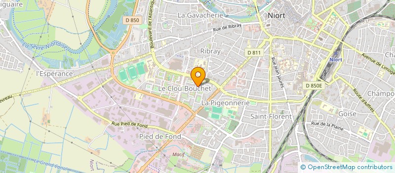 localisation de l'entreprise LA PALETTE AMICALE DES PEINTRES AMATEURS NIORTAIS à NIORT