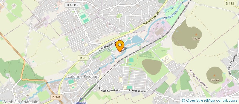 localisation de l'entreprise LA PALETTE AUX QUATRES COULEURS à CALONNE RICOUART