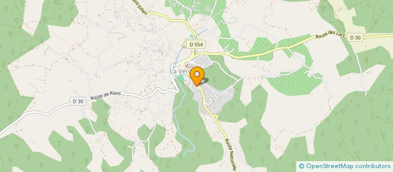 localisation de l'entreprise LA PALETTE DE LA RUCHE à GINASSERVIS