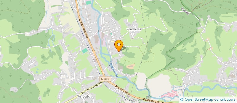 localisation de l'entreprise LA PALETTE DE VINCI  ANOULD