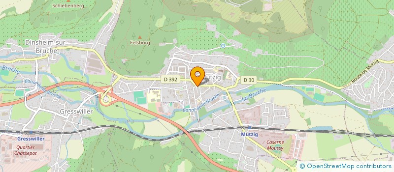 localisation de l'entreprise LA PALETTE DES ANGES à MUTZIG