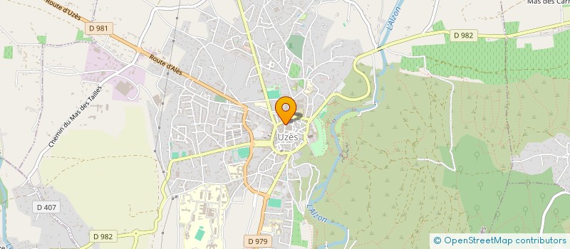 localisation de l'entreprise LA PALETTE DES ARTS à UZES