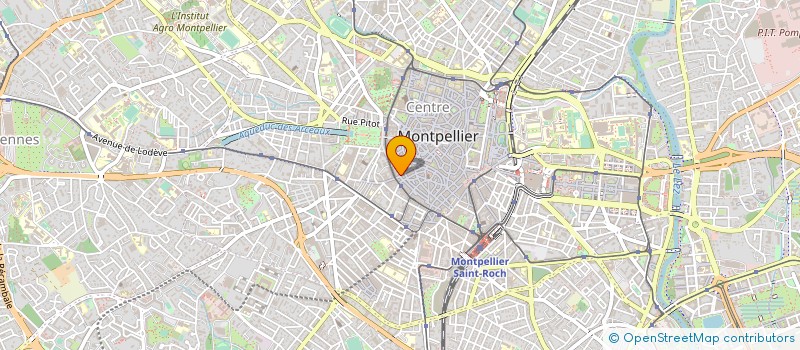 localisation de l'entreprise LA PALETTE DES ARTS à MONTPELLIER