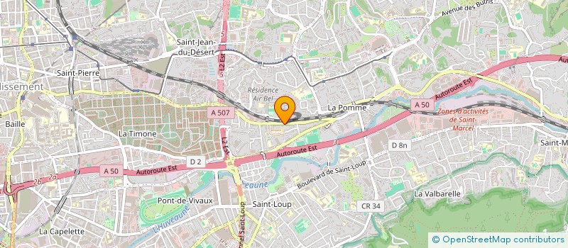 localisation de l'entreprise LA PALETTE DES SAVEURS à MARSEILLE