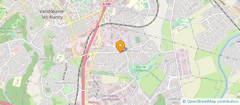 localisation de l'entreprise LA PALETTE DES SENS  HEILLECOURT