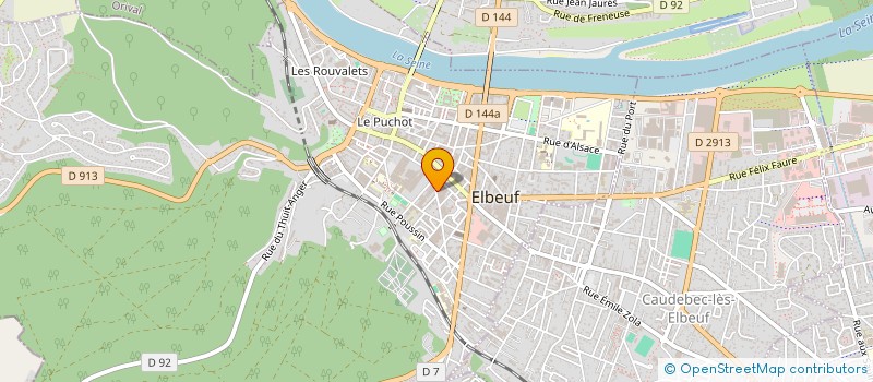 localisation de l'entreprise LA PALETTE FOR EAT à ELBEUF