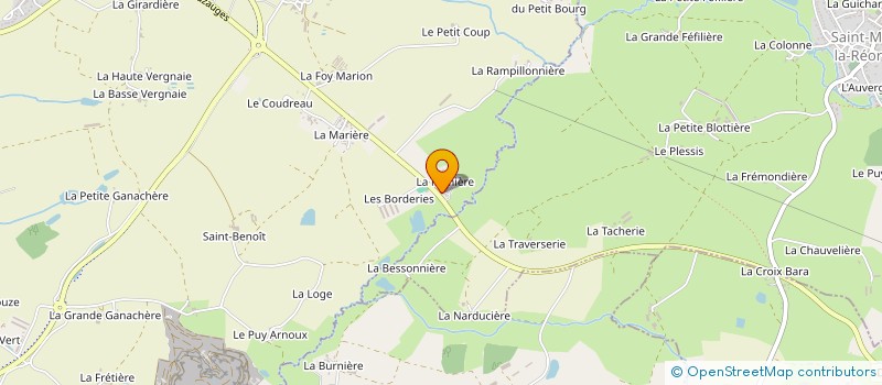 localisation de l'entreprise LA PALFRONIERE SAS  LA TRANCHE-SUR-MER