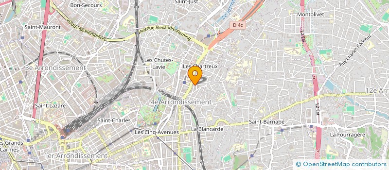 localisation de l'entreprise LA PALINE DOREE à MARSEILLE