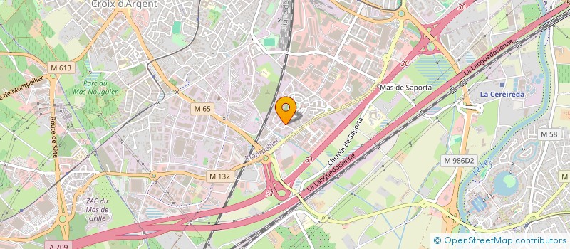 localisation de l'entreprise LA PALISSADE à MONTPELLIER
