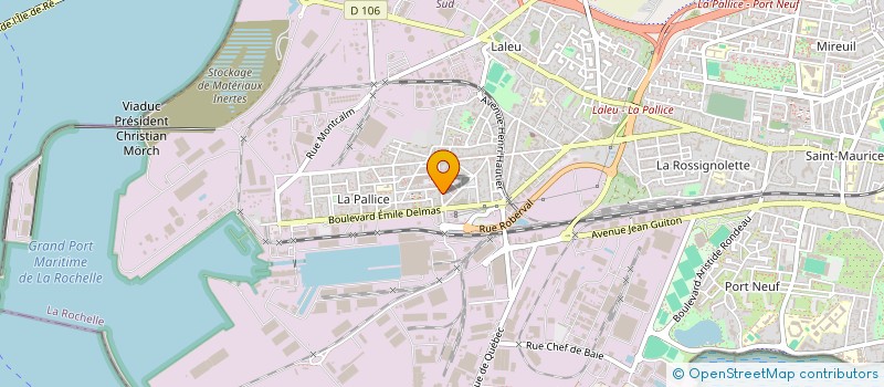 localisation de l'entreprise LA PALLICE  LA ROCHELLE