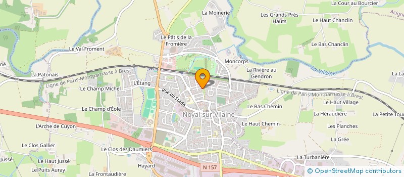 localisation de l'entreprise LA PALM  SERVON-SUR-VILAINE