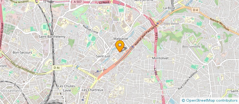 localisation de l'entreprise LA PALME à MARSEILLE
