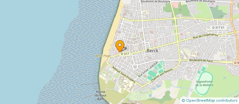 localisation de l'entreprise LA PALME BERCKOISE à BERCK