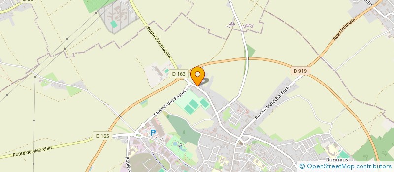 localisation de l'entreprise LA PALME D'OR  CARVIN