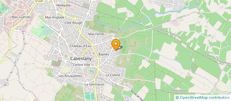 localisation de l'entreprise LA PALME INVESTISSEMENT  CABESTANY