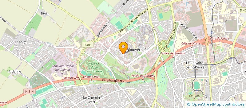localisation de l'entreprise LA PALMERAIE à CAEN