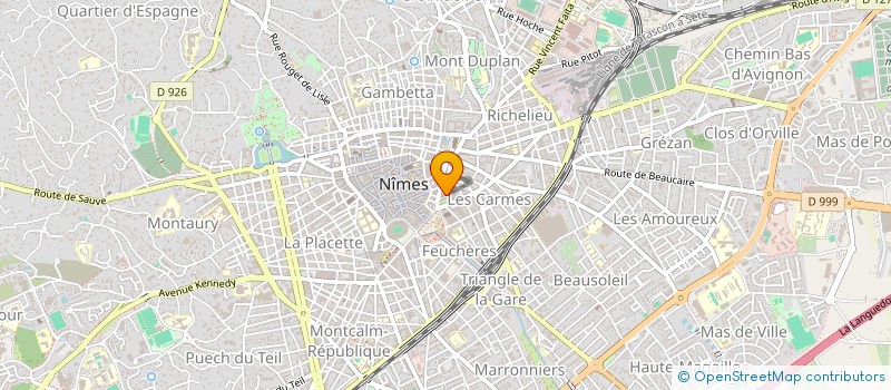 localisation de l'entreprise LA PALMERAIE à NIMES