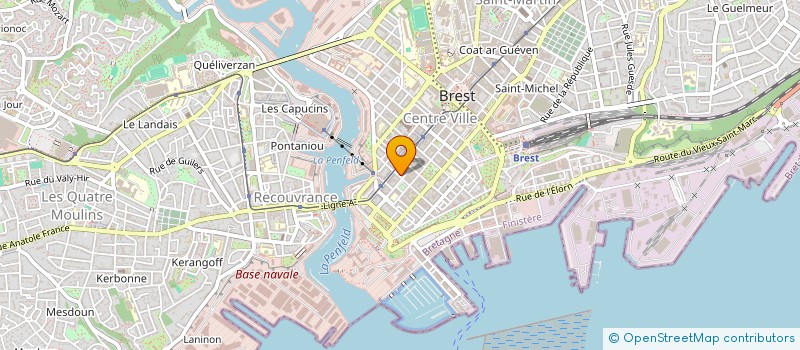 localisation de l'entreprise LA PALMERAIE à BREST