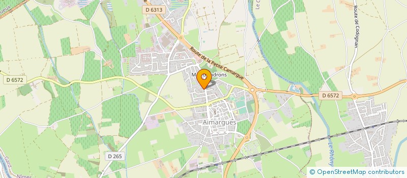 localisation de l'entreprise LA PALMERAIE à AIMARGUES