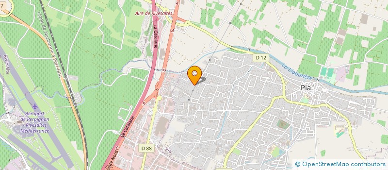 localisation de l'entreprise LA PALMERAIE  PIA