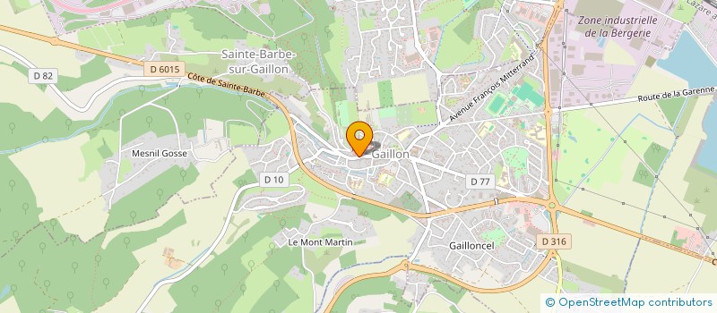 localisation de l'entreprise LA PALMERAIE  GAILLON