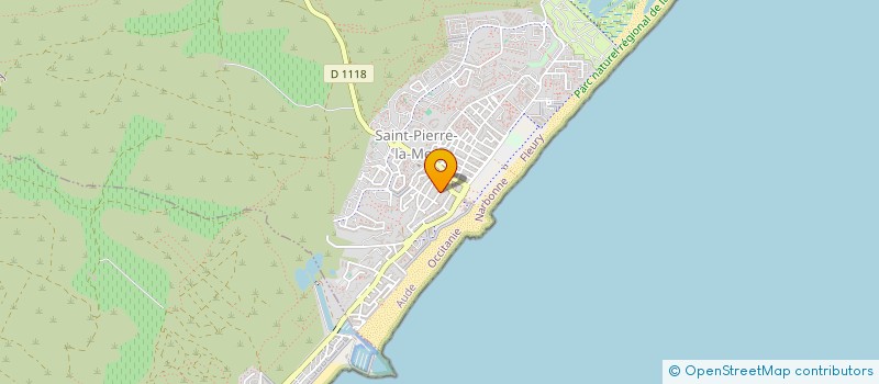 localisation de l'entreprise LA PALMERAIE  FLEURY