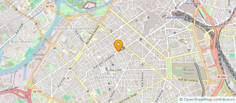 localisation de l'entreprise LA PALMERAIE à LILLE