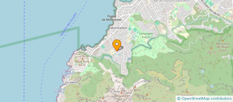 localisation de l'entreprise LA PALMERAIE à MARSEILLE