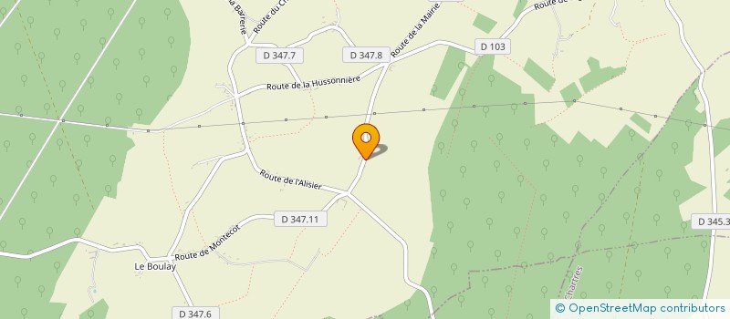 localisation de l'entreprise LA PALMERAIE à LE FAVRIL