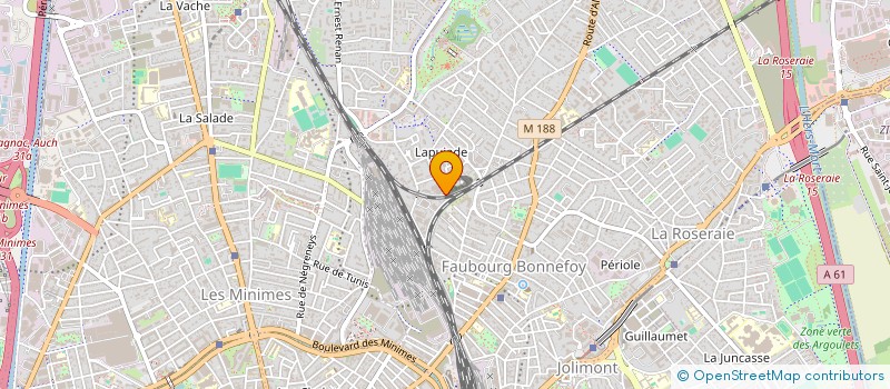 localisation de l'entreprise LA PALMERAIE à TOULOUSE