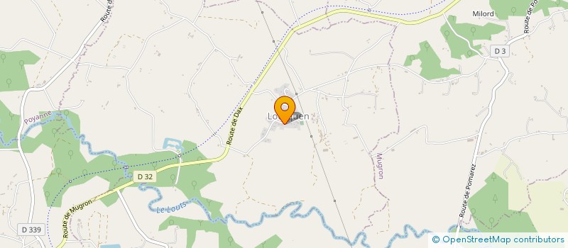 localisation de l'entreprise LA PALMERAIE  LOURQUEN