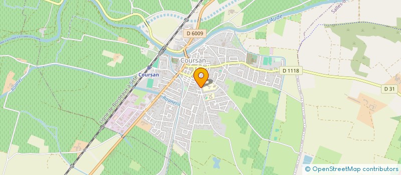 localisation de l'entreprise LA PALMERAIE  COURSAN