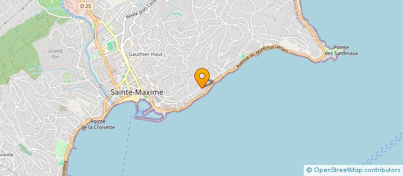 localisation de l'entreprise LA PALMERAIE BEAU SEJOUR à SAINTE-MAXIME