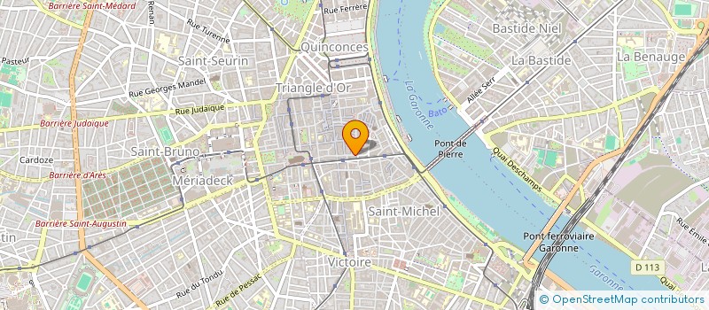 localisation de l'entreprise LA PALMERAIE DISCOTHEQUE  BORDEAUX