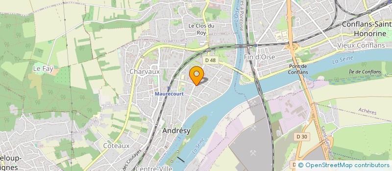 localisation de l'entreprise LA PALMERIAIE TOULOUSAINE  ANDRESY