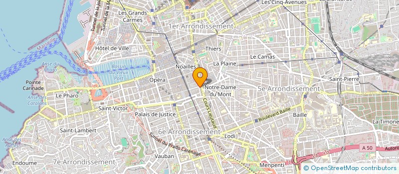 localisation de l'entreprise LA PALMERIE à MARSEILLE