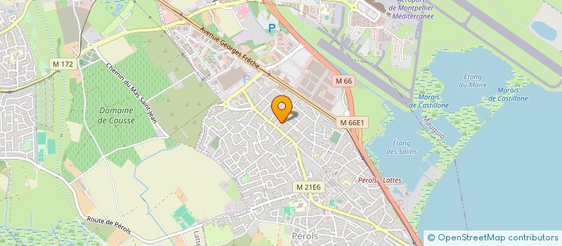localisation de l'entreprise LA PALMERREY  PEROLS