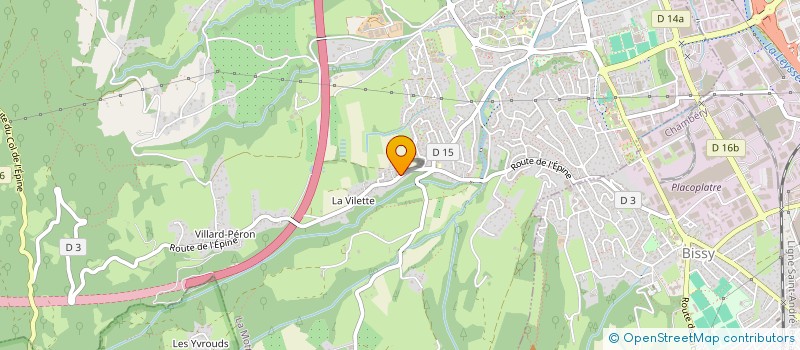 localisation de l'entreprise LA PALMYRENE  LA MOTTE-SERVOLEX