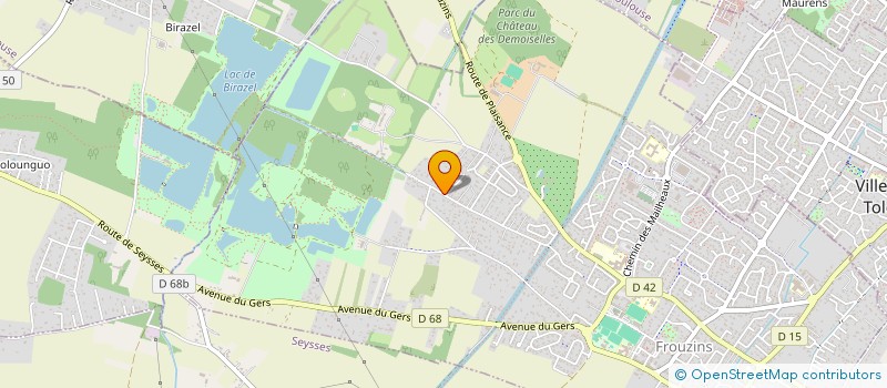 localisation de l'entreprise LA PALOISE  FROUZINS