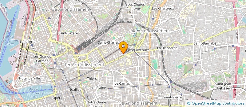 localisation de l'entreprise LA PALOMA à MARSEILLE