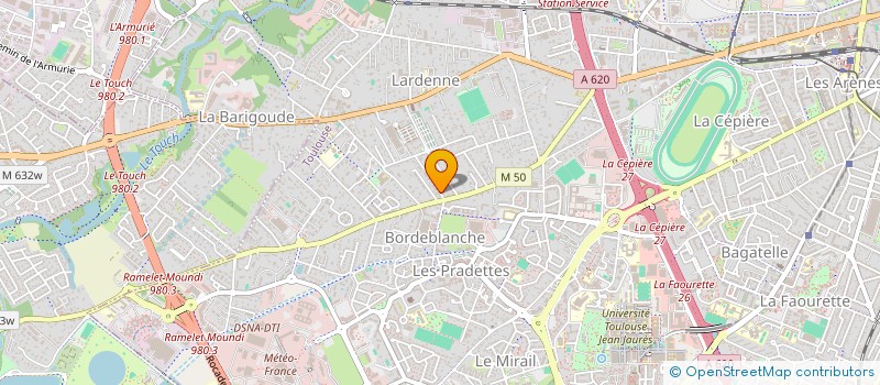 localisation de l'entreprise LA PALOMA à TOULOUSE