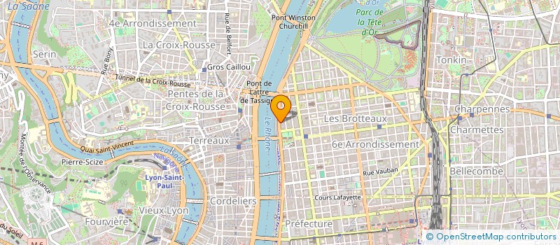 localisation de l'entreprise LA PALOMA  LYON