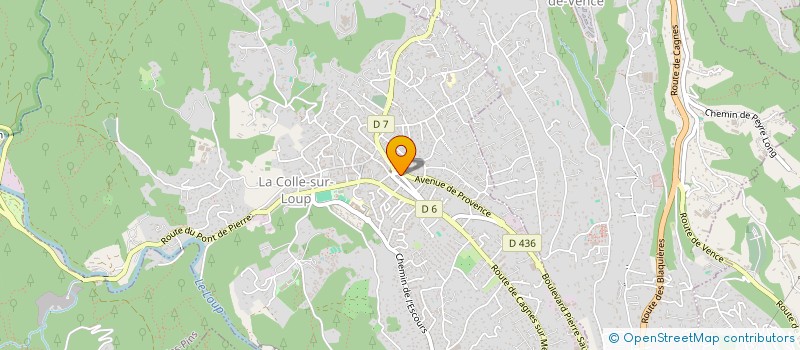 localisation de l'entreprise LA PALOMA  LA COLLE SUR LOUP