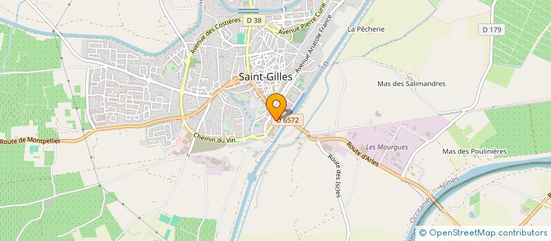 localisation de l'entreprise LA PALOMA BLANCA  SAINT-GILLES