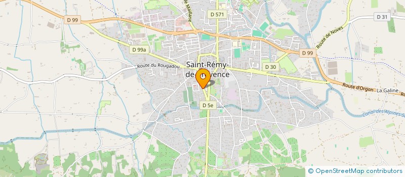 localisation de l'entreprise LA PALOMBIERE  SAINT-REMY-DE-PROVENCE