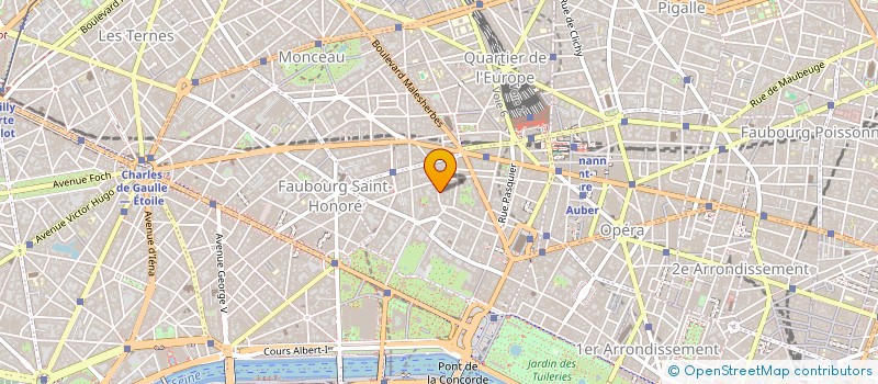 localisation de l'entreprise LA PALOMBIERE  PARIS